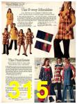 1973 Sears Fall Winter Catalog, Page 315