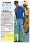 1972 Sears Spring Summer Catalog, Page 551