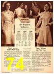 1942 Sears Spring Summer Catalog, Page 74