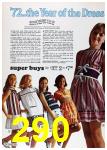 1972 Sears Spring Summer Catalog, Page 290