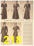 1950 Sears Fall Winter Catalog, Page 218