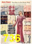 1940 Sears Fall Winter Catalog, Page 736