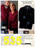 1982 Sears Fall Winter Catalog, Page 535