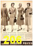 1952 Sears Fall Winter Catalog, Page 206