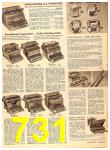 1956 Sears Fall Winter Catalog, Page 731