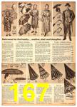 1951 Sears Fall Winter Catalog, Page 167