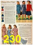 1940 Sears Spring Summer Catalog, Page 230
