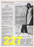 1966 Sears Fall Winter Catalog, Page 227