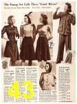 1940 Sears Fall Winter Catalog, Page 43