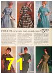 1962 Sears Fall Winter Catalog, Page 71