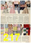 1958 Sears Spring Summer Catalog, Page 217