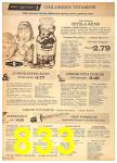 1962 Sears Fall Winter Catalog, Page 833