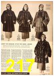 1952 Sears Fall Winter Catalog, Page 217