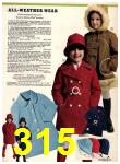 1974 Sears Fall Winter Catalog, Page 315