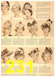 1949 Sears Spring Summer Catalog, Page 231