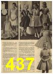 1961 Sears Spring Summer Catalog, Page 437
