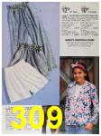 1991 Sears Spring Summer Catalog, Page 309