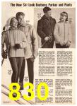 1963 JCPenney Fall Winter Catalog, Page 830