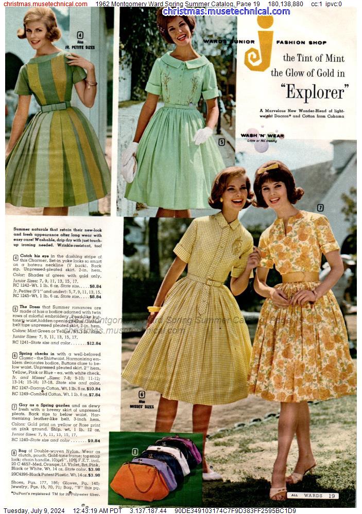 1962 Montgomery Ward Spring Summer Catalog, Page 19