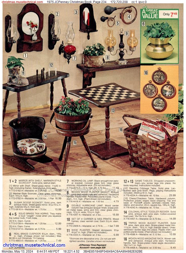 1975 JCPenney Christmas Book, Page 234