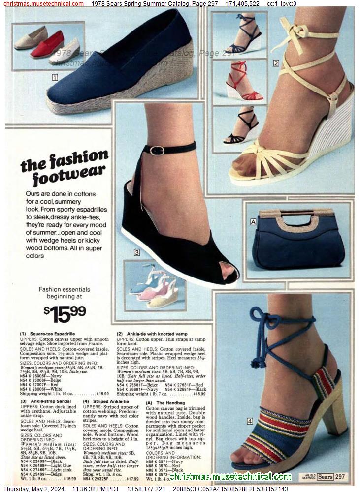 1978 Sears Spring Summer Catalog, Page 297