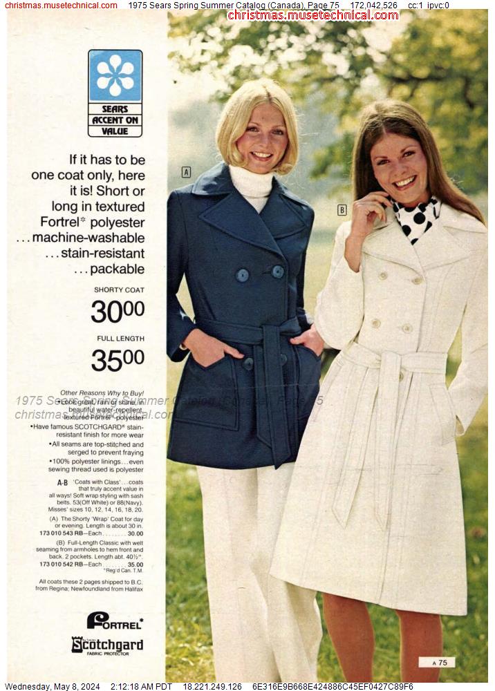 1975 Sears Spring Summer Catalog (Canada), Page 75