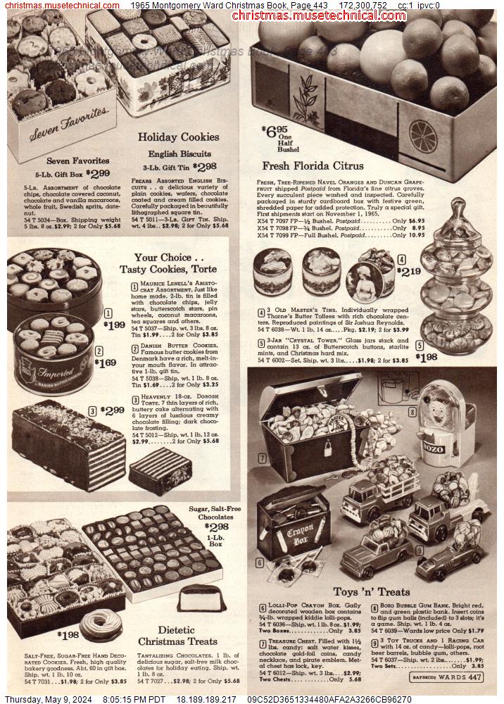 1965 Montgomery Ward Christmas Book, Page 443