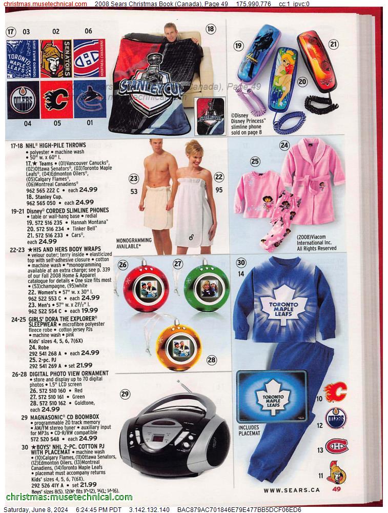 2008 Sears Christmas Book (Canada), Page 49