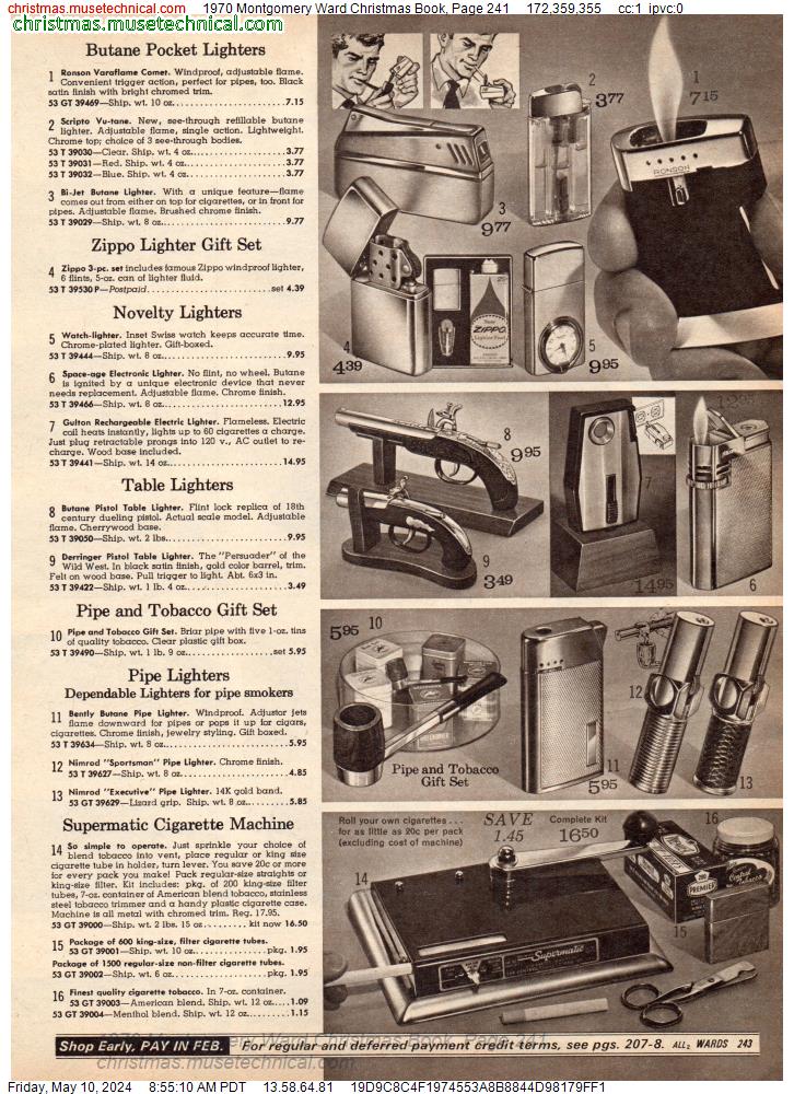 1970 Montgomery Ward Christmas Book, Page 241