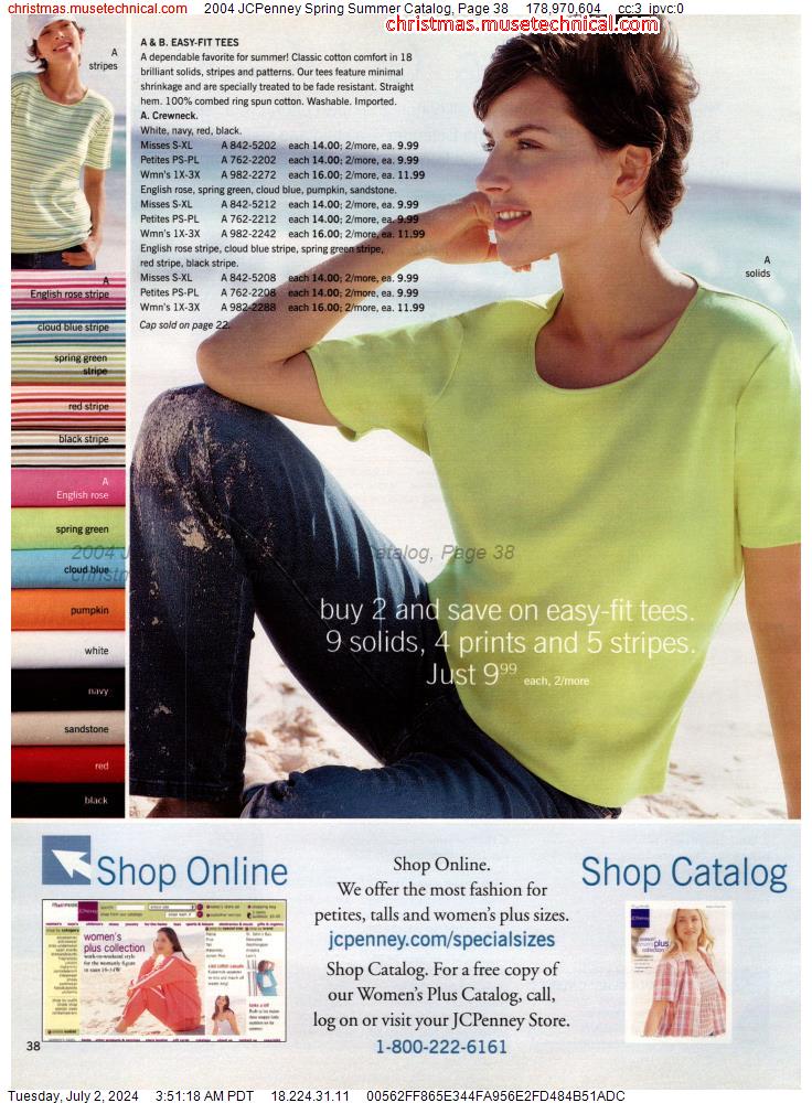 2004 JCPenney Spring Summer Catalog, Page 38