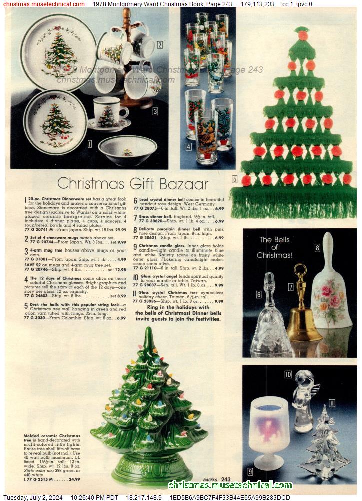 1978 Montgomery Ward Christmas Book, Page 243
