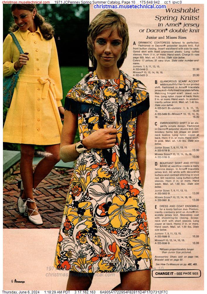 1971 JCPenney Spring Summer Catalog, Page 10