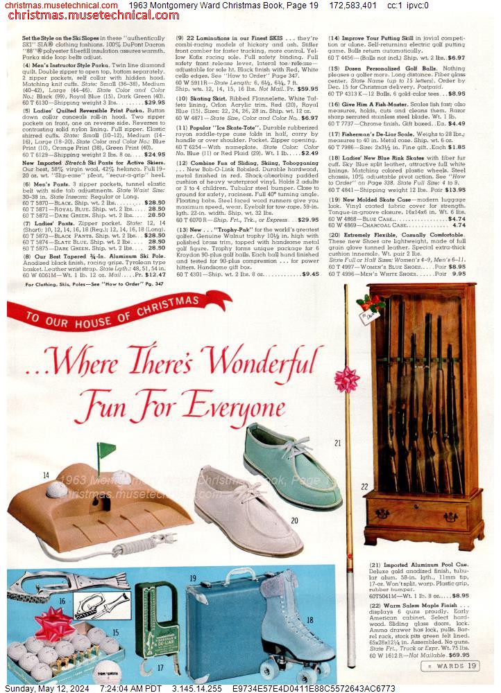 1963 Montgomery Ward Christmas Book, Page 19