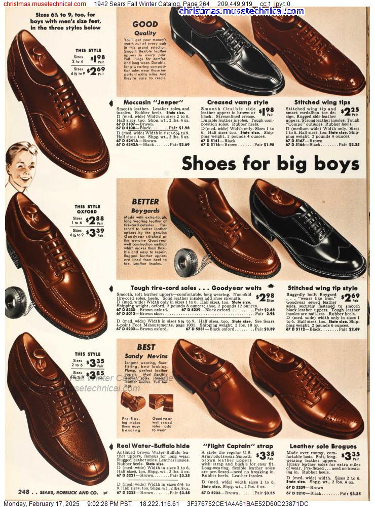 1942 Sears Fall Winter Catalog, Page 264