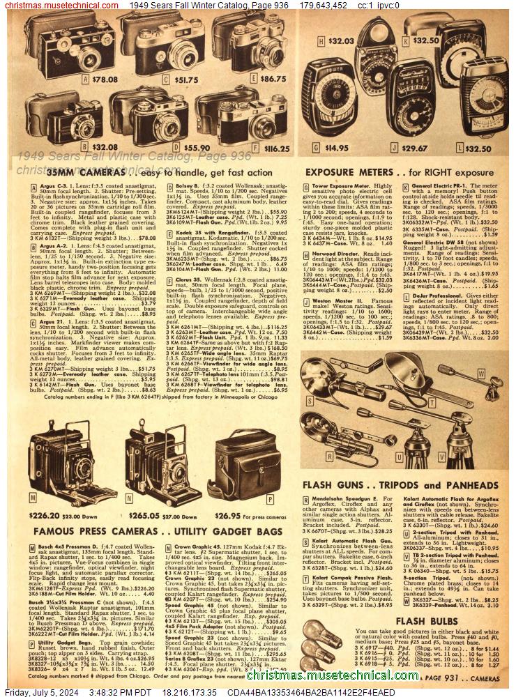 1949 Sears Fall Winter Catalog, Page 936