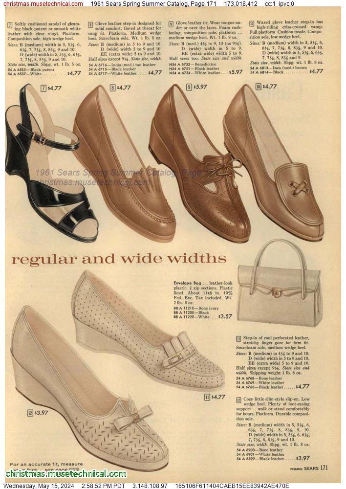 1961 Sears Spring Summer Catalog, Page 171