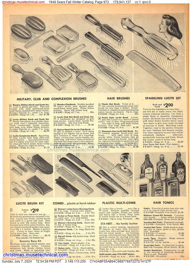 1948 Sears Fall Winter Catalog, Page 973