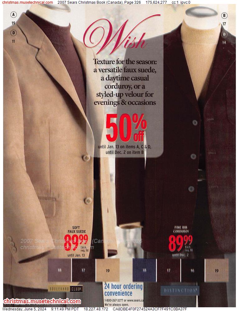 2007 Sears Christmas Book (Canada), Page 326