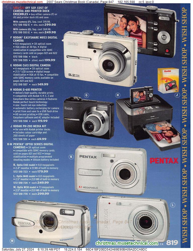 2007 Sears Christmas Book (Canada), Page 847