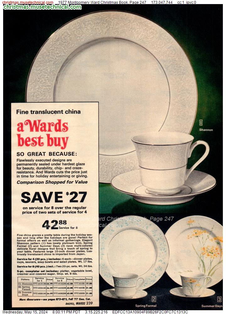 1977 Montgomery Ward Christmas Book, Page 247