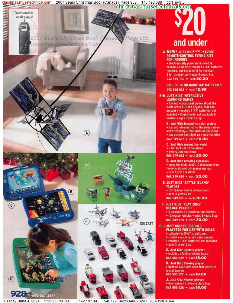2007 Sears Christmas Book (Canada), Page 958