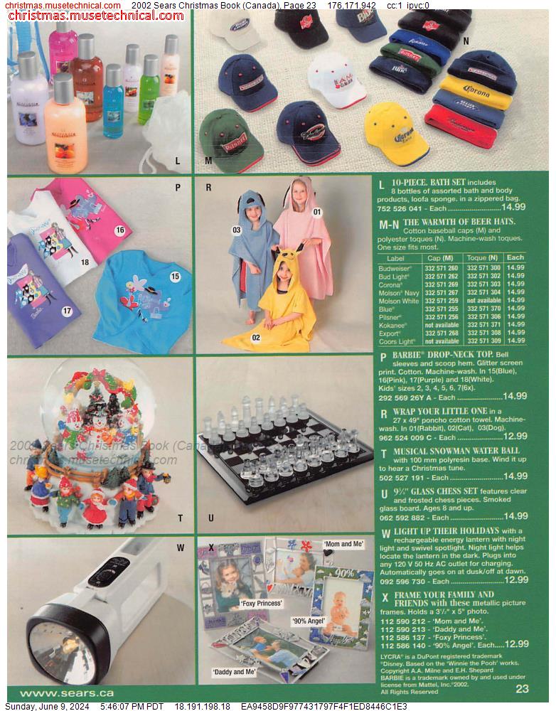 2002 Sears Christmas Book (Canada), Page 23