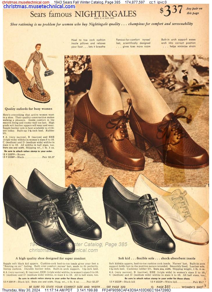 1943 Sears Fall Winter Catalog, Page 385
