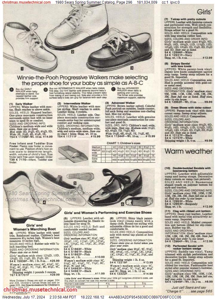 1980 Sears Spring Summer Catalog, Page 296