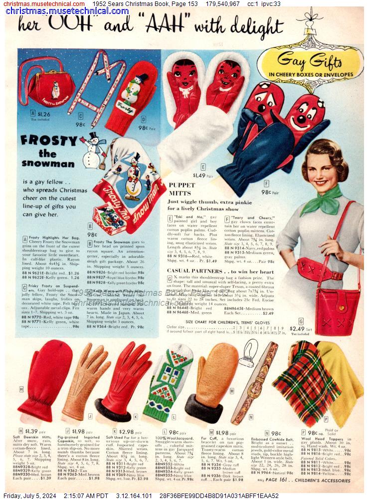 1952 Sears Christmas Book, Page 153