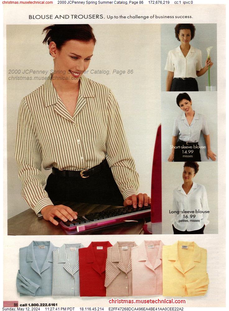 2000 JCPenney Spring Summer Catalog, Page 86