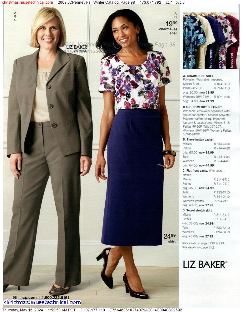 2009 JCPenney Fall Winter Catalog, Page 98