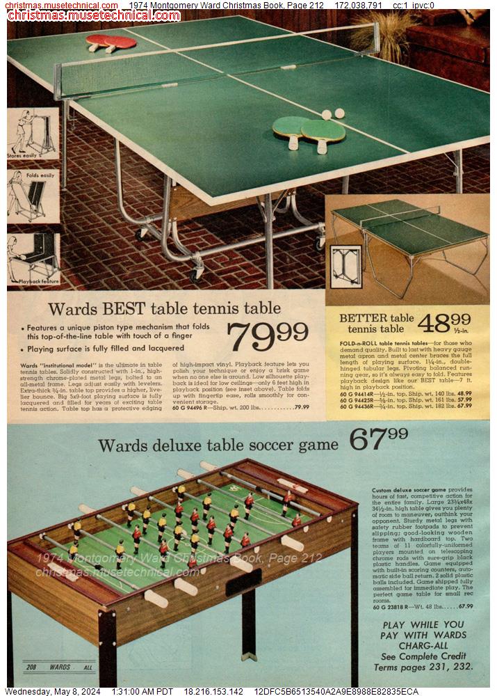 1974 Montgomery Ward Christmas Book, Page 212