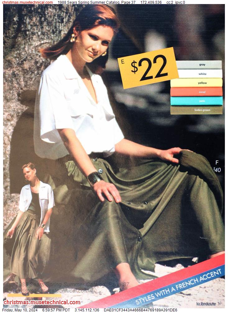 1988 Sears Spring Summer Catalog, Page 37