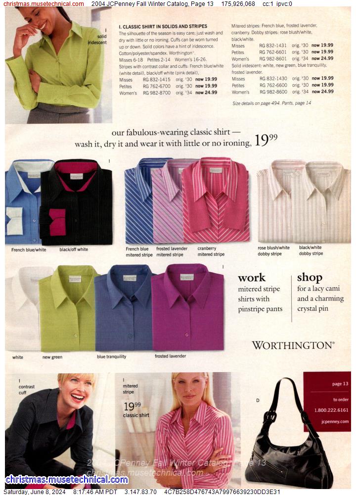 2004 JCPenney Fall Winter Catalog, Page 13